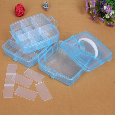 Caja de Herramientas Organizadora Portátil de 3 Niveles con Compartimentos Elásticos - Image 3