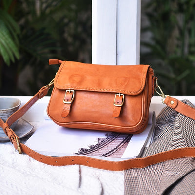 Bolso Mensajero de Cuero Premium con Correa Ancha Ajustable - Image 5