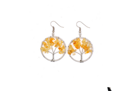 Pendientes Árbol de los Deseos con Cristales Naturales - Image 11