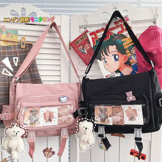 Bolsa Crossbody Harajuku con Ventana Transparente - Image 7