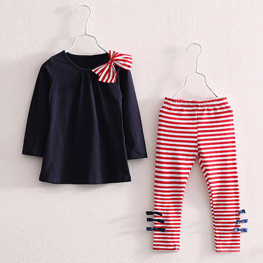 Conjunto Casual Infantil Estampado de Manga Larga - Image 21