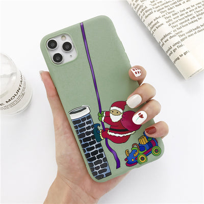 Funda para Celular Navideña con Reno y Muñeco de Nieve - Image 18