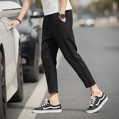 Pantalones casuales a cuadros para hombre - Image 3