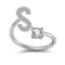 26 Letter English Rings Jewelry S Opening adjustable