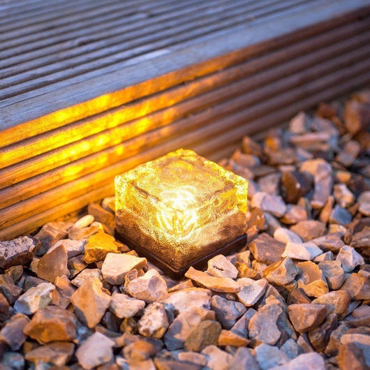 Lámpara Solar LED de Cristal para Jardín - Luz Decorativa Impermeable - Image 5