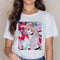 Camiseta Estampada de Manga Corta Unisex