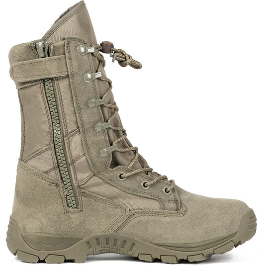 Botas de Combate Altas Verde Desierto - Calzado Táctico Ligero