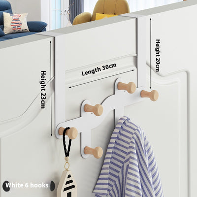 Perchero Colgante sin Clavo para Puerta - Organizador de Ropa Compacto - Image 4