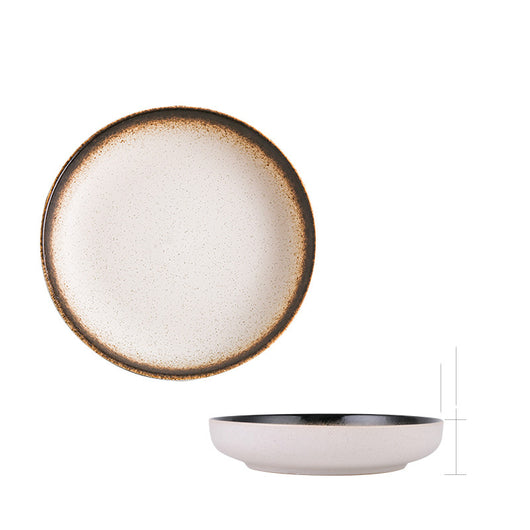 Plato Hondo Japonés de Cerámica Grande - Diseño Redondo Creativo - Image 7