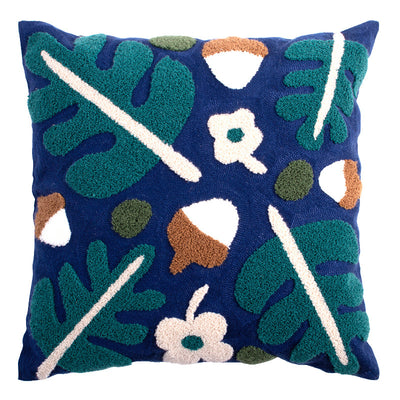 Funda de Almohada de Algodón Americano con Bordado Azul Adorable - Image 7