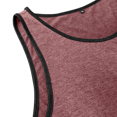 Camiseta Deportiva Suelta sin Mangas con Bolsillos y Estampado - Image 36