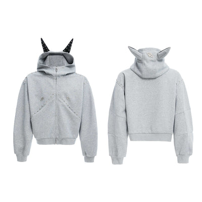 Suéter Hoodie Casual con Costuras Decorativas - Image 14