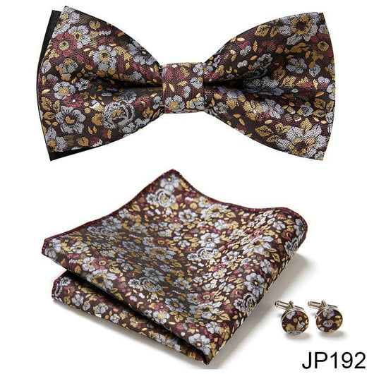 Traje Formal Elegante Coreano con Corbata de Moño - Image 32