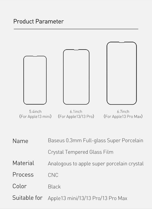 Protector de Pantalla de Cristal Templado Premium 0.3mm para iPhone 5.4" - Image 14