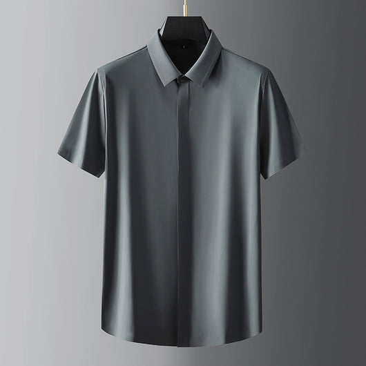 Camisa Ejecutiva de Manga Corta para Hombre - Image 4