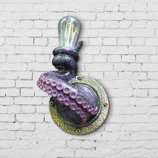 Lámpara de Pared Pulpo Artesanal - Decoración Resina Premium - Image 5