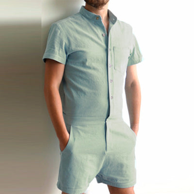 Mono Casual de Manga Corta Elástico para Hombre - Image 17