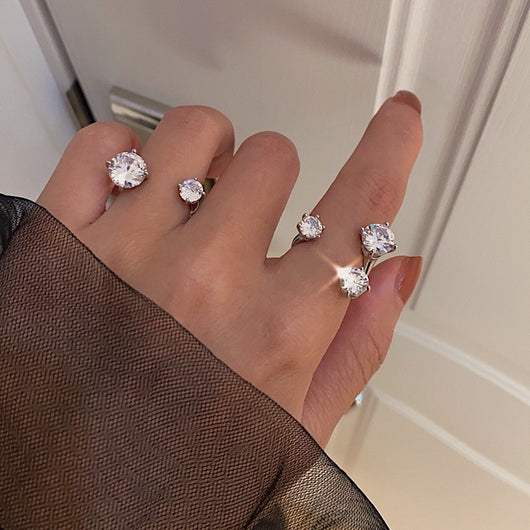 Anillo de Mariposa con Circonita Romántico