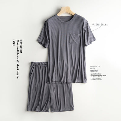 Conjunto de Pijama Ligero para Hombre - Camiseta y Shorts de Verano - Image 7