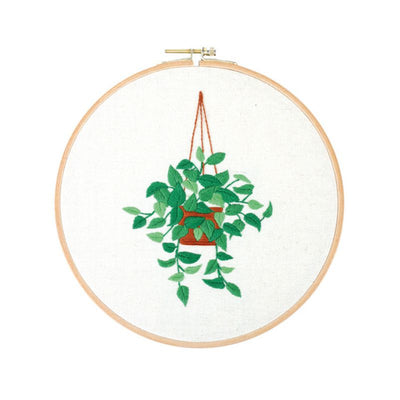 Bordado de Punto de Cruz - Plantas Verdes Decorativas - Image 6
