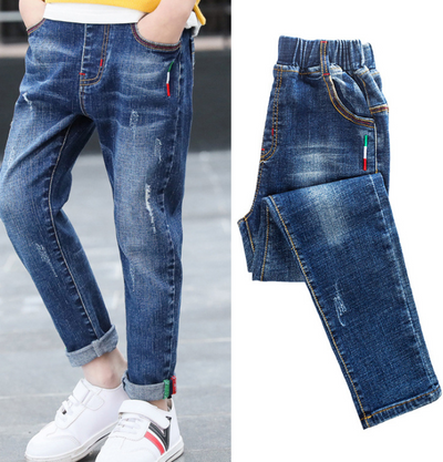 Pantalones Vaqueros para Niños - Estilo Moderno Primavera Otoño
