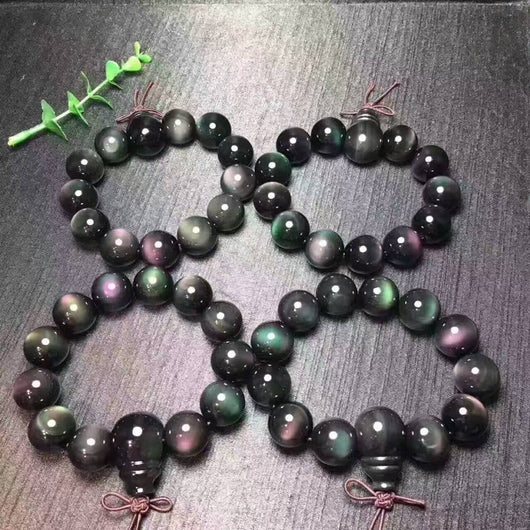 Pulsera de Obsidiana Bicolor - Protección y Equilibrio - Image 3