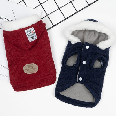 Suéter Cálido con Capucha para Mascotas - Invierno y Otoño - Image 3