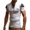 Playera Slim-Fit con Bloques de Color