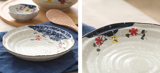 Plato de Cerámica Artesanal Japonesa con Pintura a Mano - Image 8