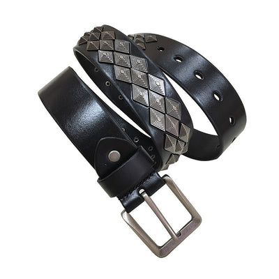 Cinturón de Cuero con Remaches para Hombre y Mujer - Image 9