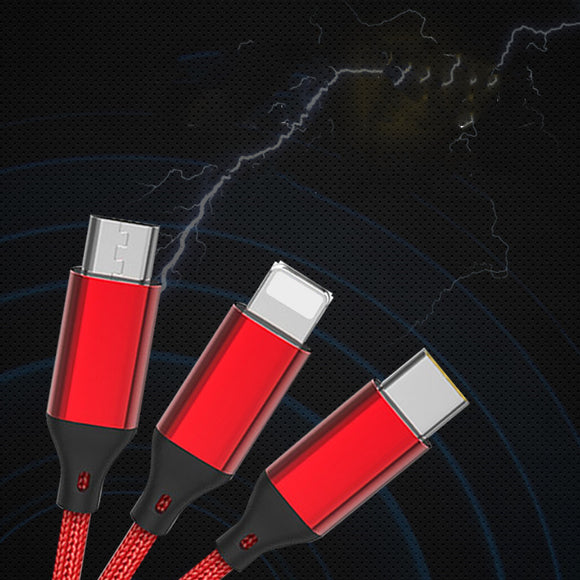 Cable de Carga Múltiple 3 en 1 - Universal