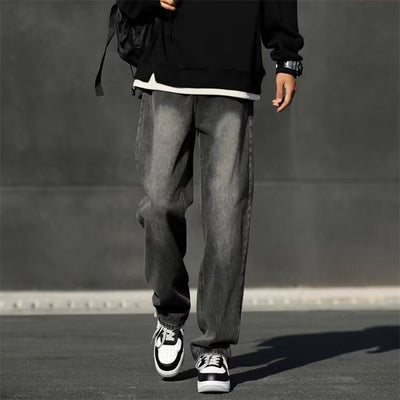 Jeans Negros Ahumados Primavera para Hombre - Corte Clásico Americano - Image 10