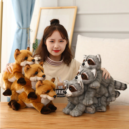 Peluche Adorable de Mapache y Zorro - Juguete Animal Favorito de Niños - Image 13