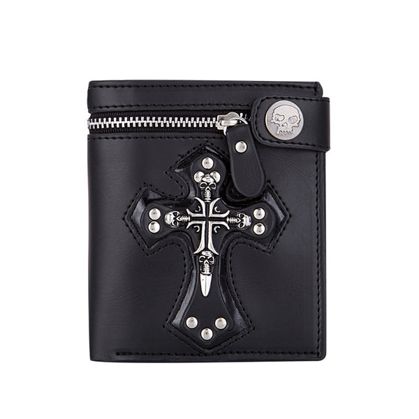 Cartera con Diseño de Calavera