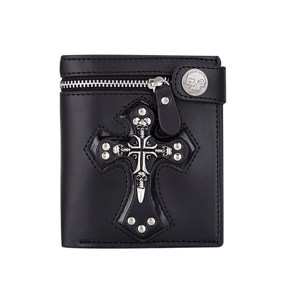 Cartera con Diseño de Calavera