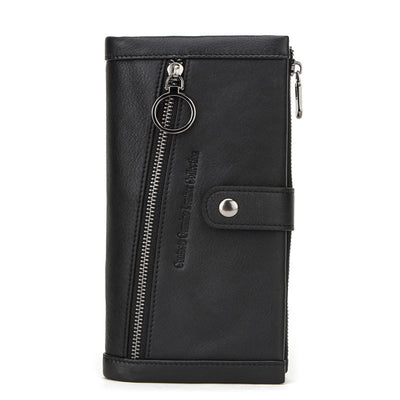 Billetera Larga Multifuncional de Cuero para Hombre - Image 9