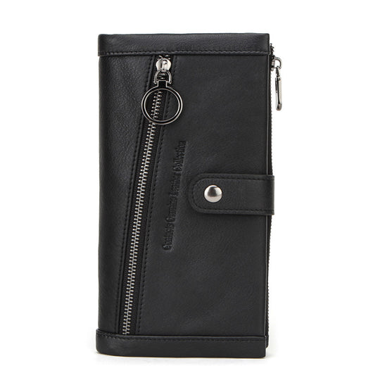 Billetera Larga Multifuncional de Cuero para Hombre - Image 9