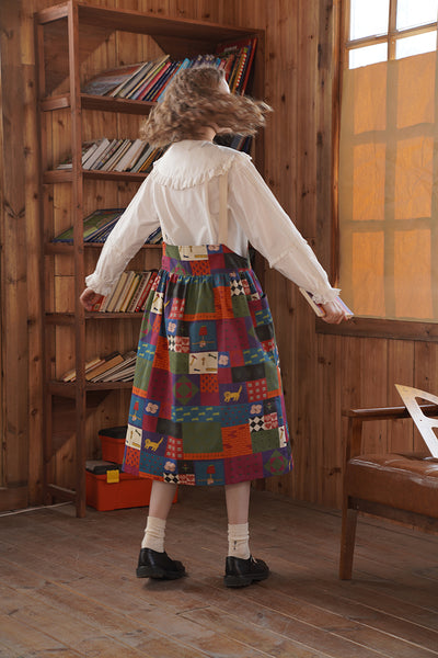 Camisa Blanca con Patchwork - Image 4