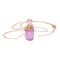 Colar com pingente de cristal frasco de perfume FI0640