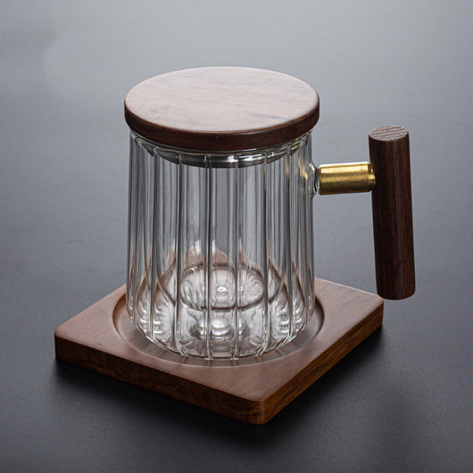 Taza de Oficina de Vidrio Resistente al Calor con Filtro Integrado - Image 16