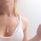 Crystal Necklace Opal Dorado