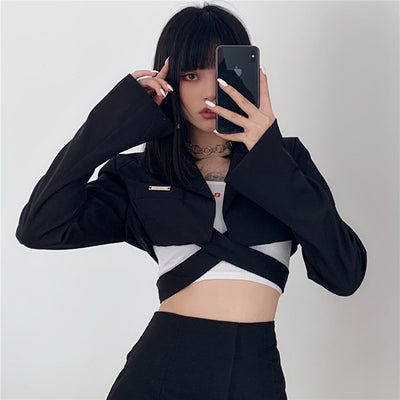 Chaqueta Corta de Encaje para Mujer - Cardigan Elegante de Manga Larga Multiuso - Image 4