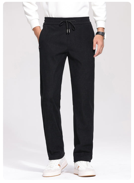 Pantalones Casuales Slim Fit Forrados en Fleece - Versátiles y Modernos - Image 13