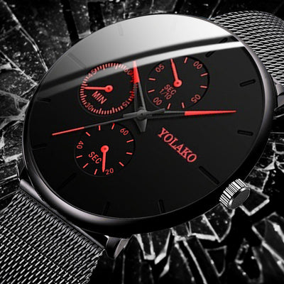 Reloj Minimalista de Malla Ultrafina para Hombre - Image 5