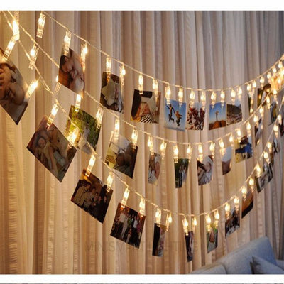 Guirnalda de Luces LED con Clips para Fotos - Image 7