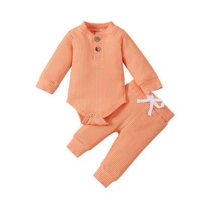 Conjunto de Enterizo y Pantalón de Cuello Alto para Niños y Niñas - Image 14