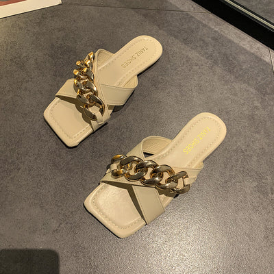 Sandalias Étnicas con Cadena para Mujer - Comodidad de Verano - Image 9