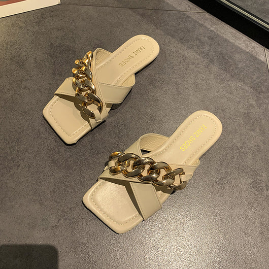 Sandalias Étnicas con Cadena para Mujer - Comodidad de Verano - Image 9