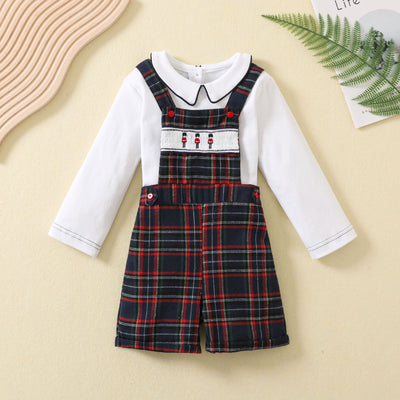 Traje Formal Infantil Estilo Británico para Navidad - Image 3