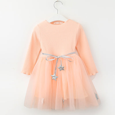 Vestido Infantil Estampado de Manga Larga - Image 17